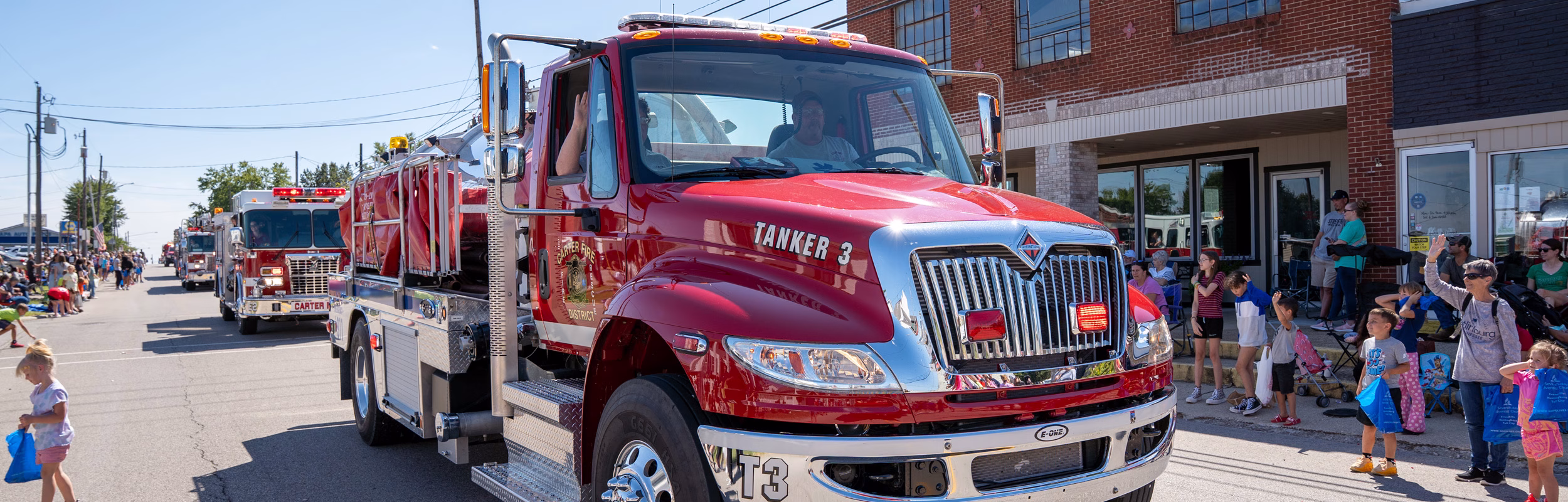 Carter Fire District fire engines