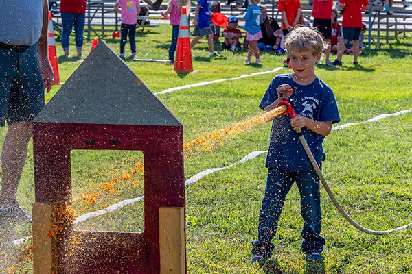 Carter Fire District Jr Firefighters Challenge at Dale Fall Fest