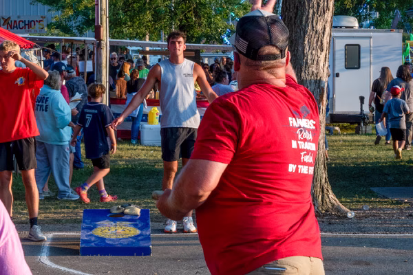 Cornhole Tournament at Dale Fall Fest