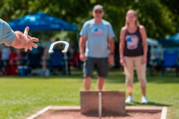 Old-Fashioned Horseshoe Tournament at Dale Fall Fest