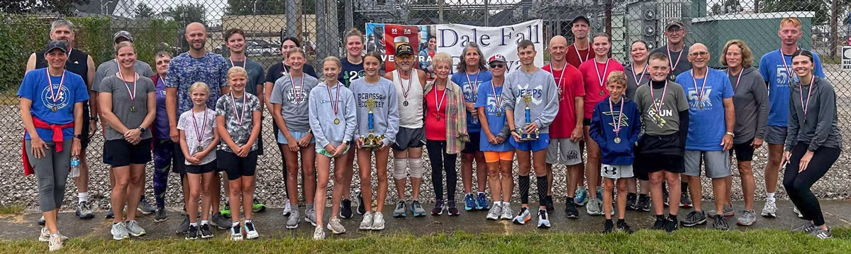 24 participants of the 2025 Dale Fall Fest 5K Walk/Run Race